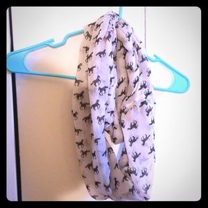Horse print infinity scarf